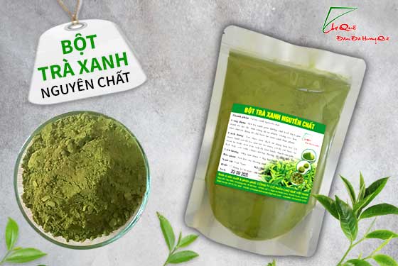 bột trà xanh nguyên chất